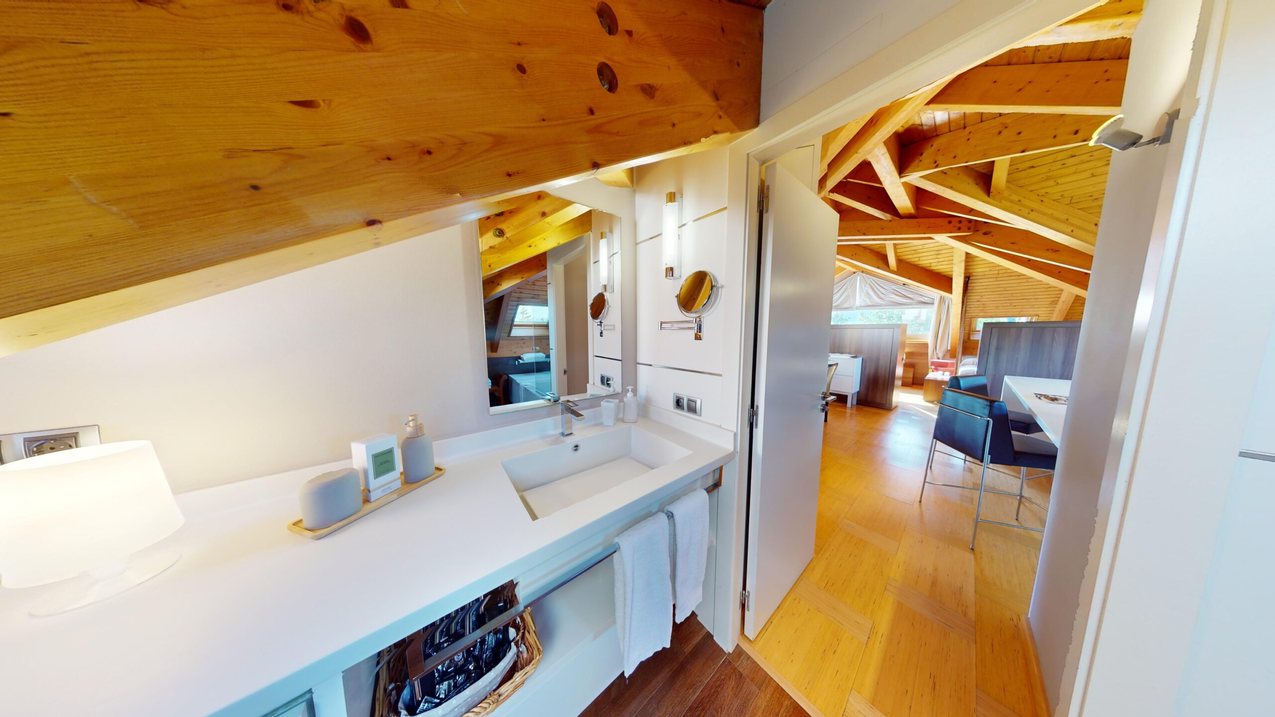 Baño grande del Apartamento Loft de la Cerdaña en Puigcerdá - Torreta del Llac