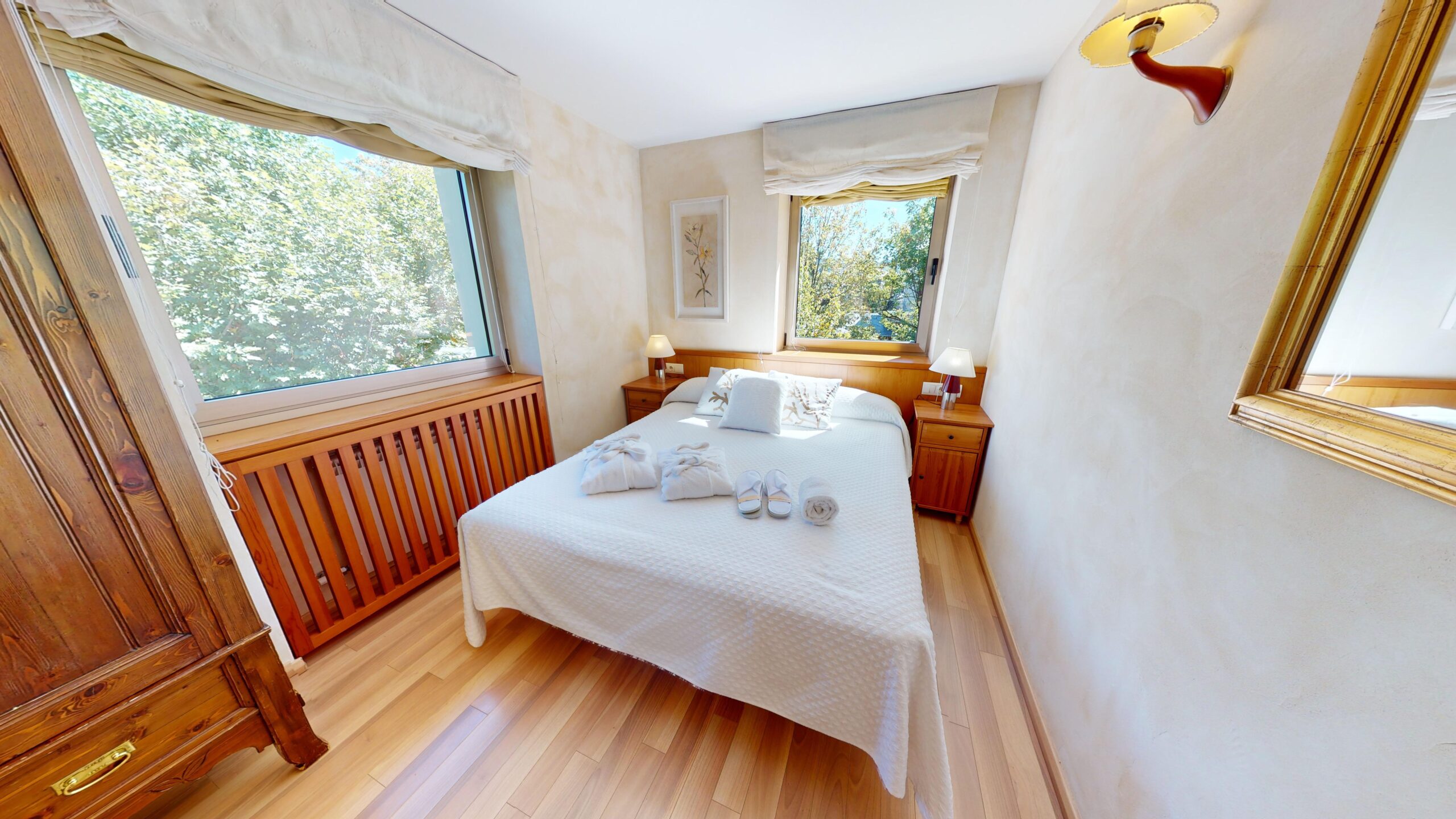 Dormitorio del Apartamento Los Balcones del Lago en Puigcerdá, La Cerdaña - Torreta del Llac